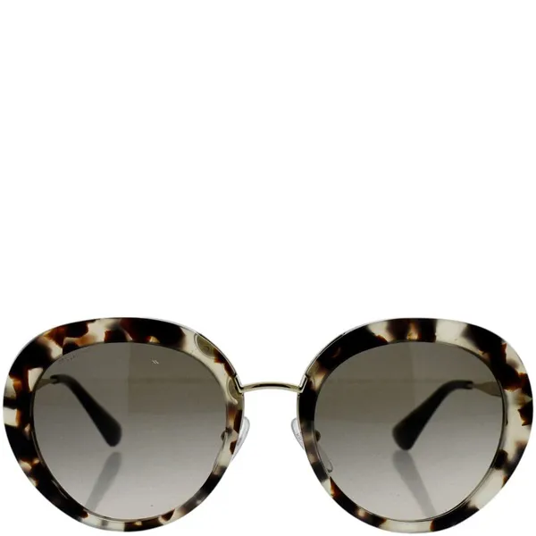 Prada SPR 16Q UAO-3D0 Sunglasses Opal Brown-Brown