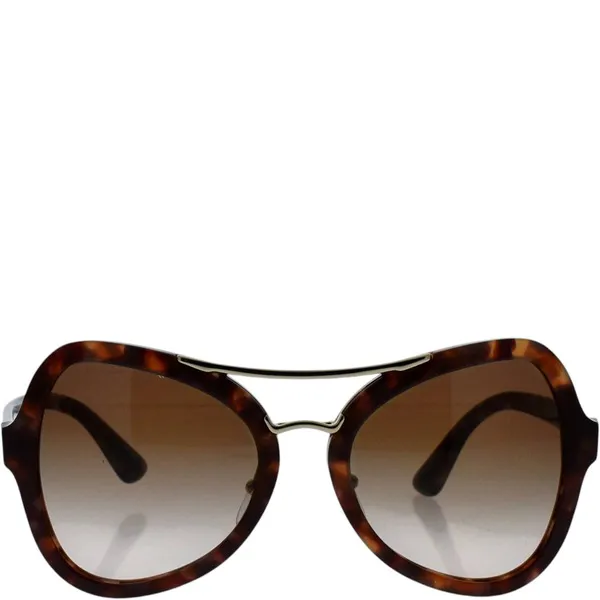 Prada SPR 18S UE0-0A6 Sunglasses Brown Pink-Brown