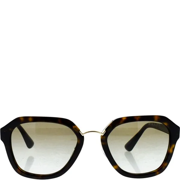 Prada SPR 25R 2AU-4M1 Sunglasses Havanna-Green