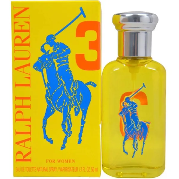 Ralph Lauren Polo Big Pony 3 Yellow Eau de Toilette 1.7 oz