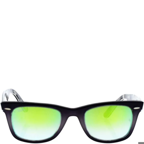 Ray-Ban RB 2140 1199-4J Wayfarer Sunglasses Grey Black-Green