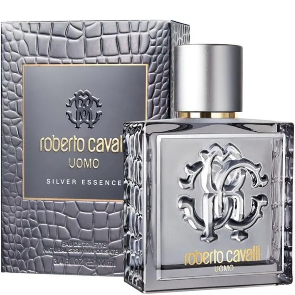 Roberto Cavalli Uomo Silver Essence Eau de Toilette 3.4 oz