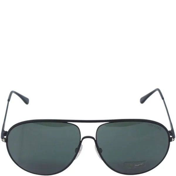Tom Ford FT0450 Cliff 02N Sunglasses Matte Black-Green