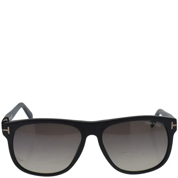 Tom Ford TF236 02D Olivier Polarized Sunglasses Matte Black-Brown
