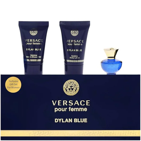 Versace Dylan Blue Pour Femme Eau de Parfum Gift Set 3 Pc