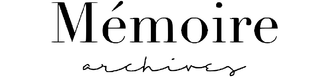 Shop by brand Memoire Archives