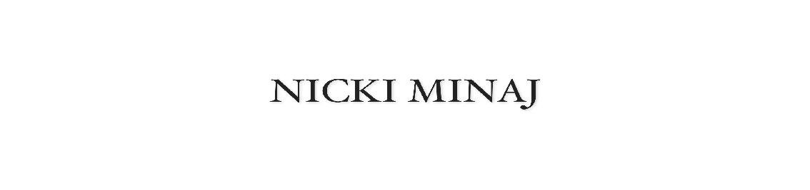 Shop by brand Nicki Minaj