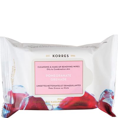 Korres - Pomegranate Cleansing & Make Up Removing Wipes