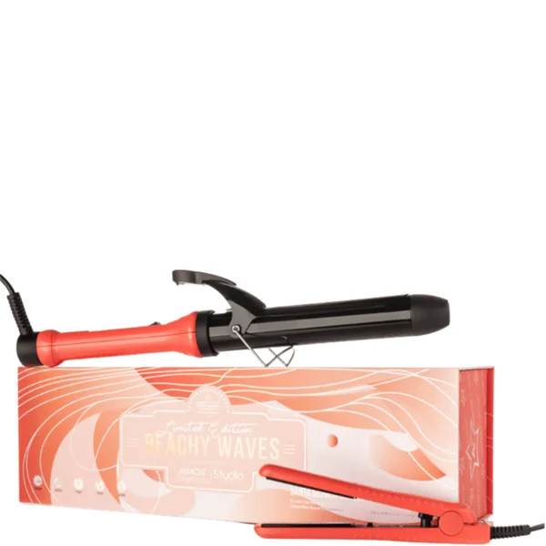 Almost Famous Beach Wave Babe 2-Piece Set with Curling Wand & Mini To Go