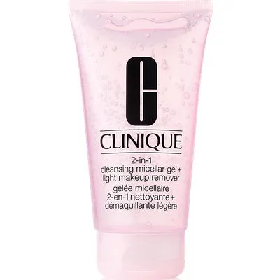 Clinique 2-in-1 Cleansing Micellar Gel + Light Makeup Remover