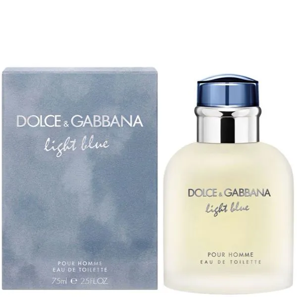 Dolce & Gabbana Light Blue Pour Homme Eau de Toilette 2.5 oz