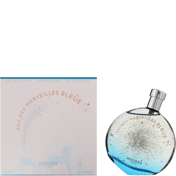Hermes Eau Des Merveilles Bleue Eau de Toilette 3.3 oz