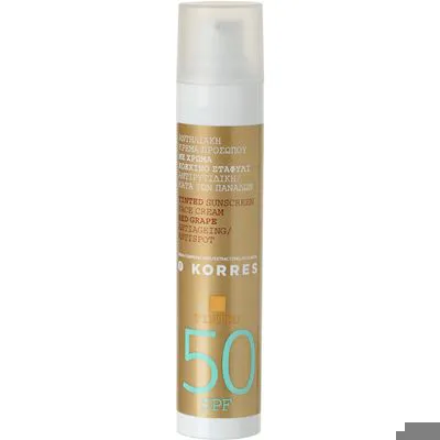 Korres Red Grape Tinted Sunscreen Face Cream