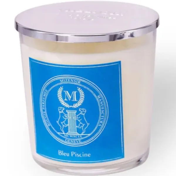 Mizensir Bleu Piscine Candle