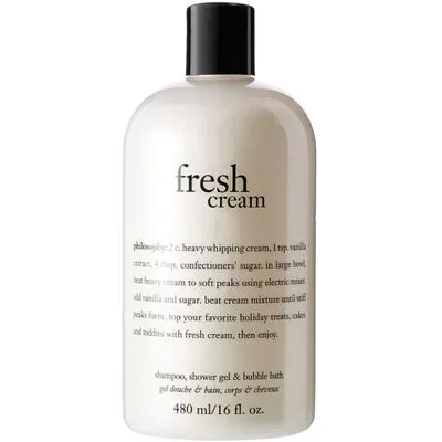 Philosophy Fresh Cream Shampoo Shower Gel & Bubble Bath