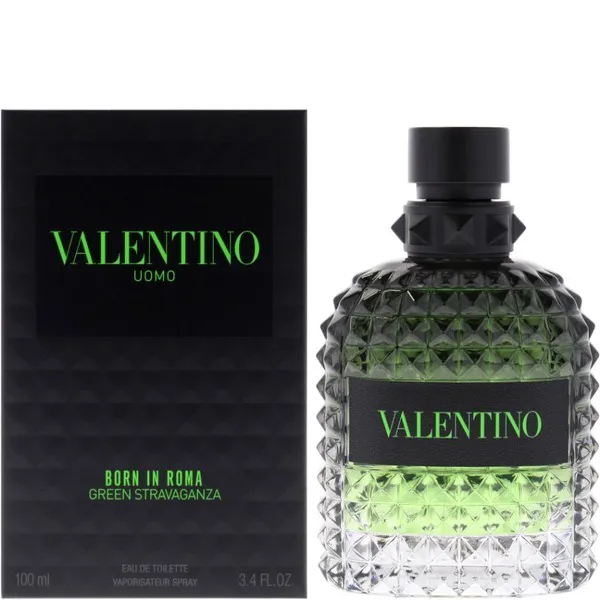 Valentino Uomo Born In Roma Green Stravaganza Eau de Toilette 3.4 oz